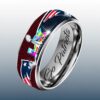2026 Patriots SB LX Silver Tungsten Ring