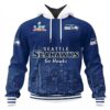 2026 Seahawks SB LX Champions Skyline Hoodie 2