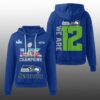2026 Seahawks SB LX Champions We Are 12 Waffle Hoodie 2
