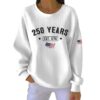 250 Years Est 1776 Pit Striped Sweatshirt 2