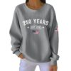 250 Years Est 1776 Pit Striped Sweatshirt 4