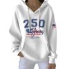 250 Years Since 1776 Pit Striped Hoodie 2