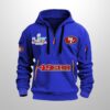 49ers 2026 SB LX Hoodie Half Zipper 2