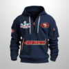 49ers 2026 SB LX Hoodie Half Zipper 3
