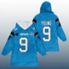 BY 9 Carolina Football SB LX Unisex Blanket Hoodie 3
