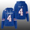 Bills James Cook III 4 SB LX Waffle Hoodie