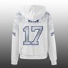 Bills Rivalries Josh Allen 17 SB LX Waffle Hoodie 3