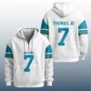 Brian Thomas Jr 7 Jaguars Quarter Zip Waffle Hoodie 2