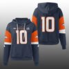 Broncos Bo Nix 10 SB LX Waffle Hoodie 3