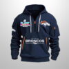 Broncos SB LX 2026 Hoodie Half Zipper 3