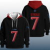CJ Stroud 7 Texans Quarter Zip Waffle Hoodie