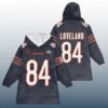 C.L 84 Chicago Football SB LX Unisex Blanket Hoodie