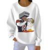 Caleb Williams Grating Cheese Pit Striped Sweatshirt 2