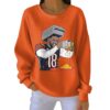 Caleb Williams Grating Cheese Pit Striped Sweatshirt 3