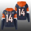 Captain Broncos Courtland Sutton 14 SB LX Waffle Hoodie 2
