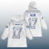 Captain J.A 17 Buffalo Football SB LX Rivalries Cold Front Unisex Blanket Hoodie