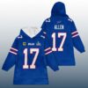 Captain J.A 17 Buffalo Football SB LX Unisex Blanket Hoodie