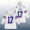 Captain JA 17 Buffalo Football SB LX Unisex Blanket Hoodie 3