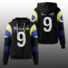 Captain Rams Matthew Stafford 9 SB LX Waffle Hoodie 2