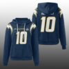 Chargers Justin Herbert 10 SB LX Waffle Hoodie 2
