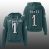 Eagles Jalen Hurts 1 SB LX Waffle Hoodie
