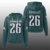 Eagles Saquon Barkley 26 SB LX Waffle Hoodie
