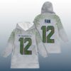 Fan 12 Seattle Football SB LX Unisex Blanket Hoodie 2