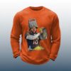 Funny Football Caleb Williams Grating Cheese Waffle Long Sleeve Shirt 2