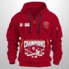 Hoosiers 2026 College Football Playoff National Championship Quarter Zip Hoodie 2