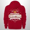 Hoosiers 2026 College Football Playoff National Championship Quarter Zip Hoodie 3