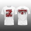 Hoosiers CFP National Champions 2026 Two Sided Shirt 2