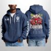 Indiana Football 2026 CFP National Champions Quarter Zip Waffle Hoodie 2