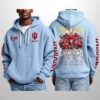 Indiana Football 2026 CFP National Champions Quarter Zip Waffle Hoodie 3