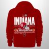 Indiana Football Chick fil A Peach Bowl 2026 Champions Quarter Zip Hoodie 3