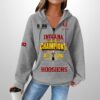 Indiana National Champions 2026 Waffle Zip Hoodie 4