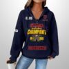Indiana National Champions 2026 Waffle Zip Hoodie 5