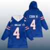 J.C 4 Buffalo Football SB LX Unisex Blanket Hoodie