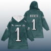 J.H 1 Philadelphia Football SB LX Unisex Blanket Hoodie