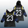 KW 23 Los Angeles Football SB LX Unisex Blanket Hoodie 3