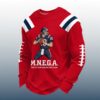 Maye K New England Great Again Printed Waffle Hoodie 2