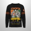 Miami CFP National Champions 2026 Long Sleeve Shirt 4