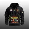 Miami Fiesta Bowl Champions 2026 Quarter Zip Hoodie 2