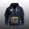 Miami Fiesta Bowl Champions 2026 Quarter Zip Hoodie 3
