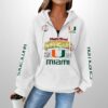 Miami Fiesta Bowl Champions 2026 Waffle Zip Hoodie 2
