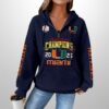 Miami Fiesta Bowl Champions 2026 Waffle Zip Hoodie 5