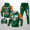 Miami Football National Championship 2026 Hoodie Joggers Cap