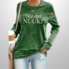 Nu Det Nuuk Make America Go Away Print Sweatshirt 5