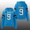 Panthers Bryce Young 9 SB LX Waffle Hoodie 2