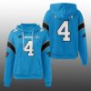 Panthers Tetairoa McMillan 4 SB LX Waffle Hoodie 2