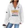 Patriots 2025 AFC Champions Waffle Zip Hoodie 2
